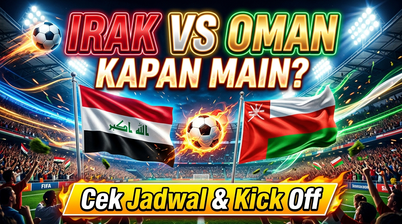 Irak vs Oman Kapan Main? Cek Jadwal, Waktu Kick Off, dan Cara Nonton