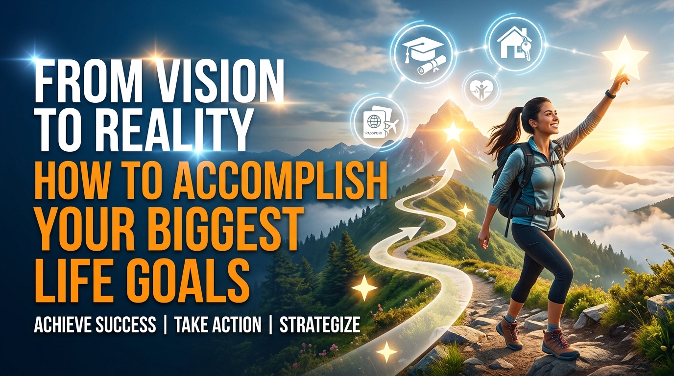 From Vision to Reality: How to Accomplish Your Biggest Life Goals