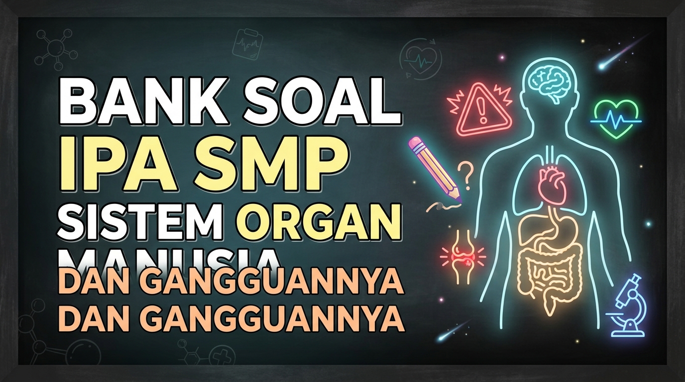 Bank Soal IPA SMP Materi Sistem Organ Manusia dan Gangguannya