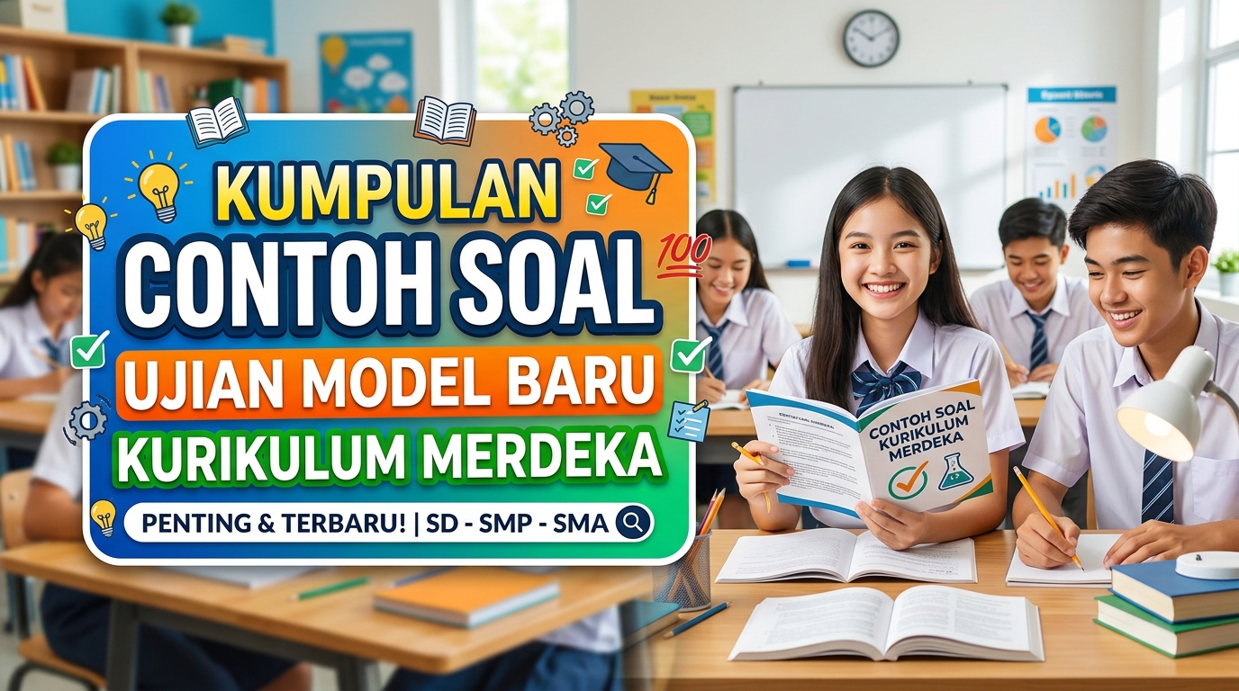 Kumpulan Contoh Soal Ujian Model Baru Kurikulum Merdeka