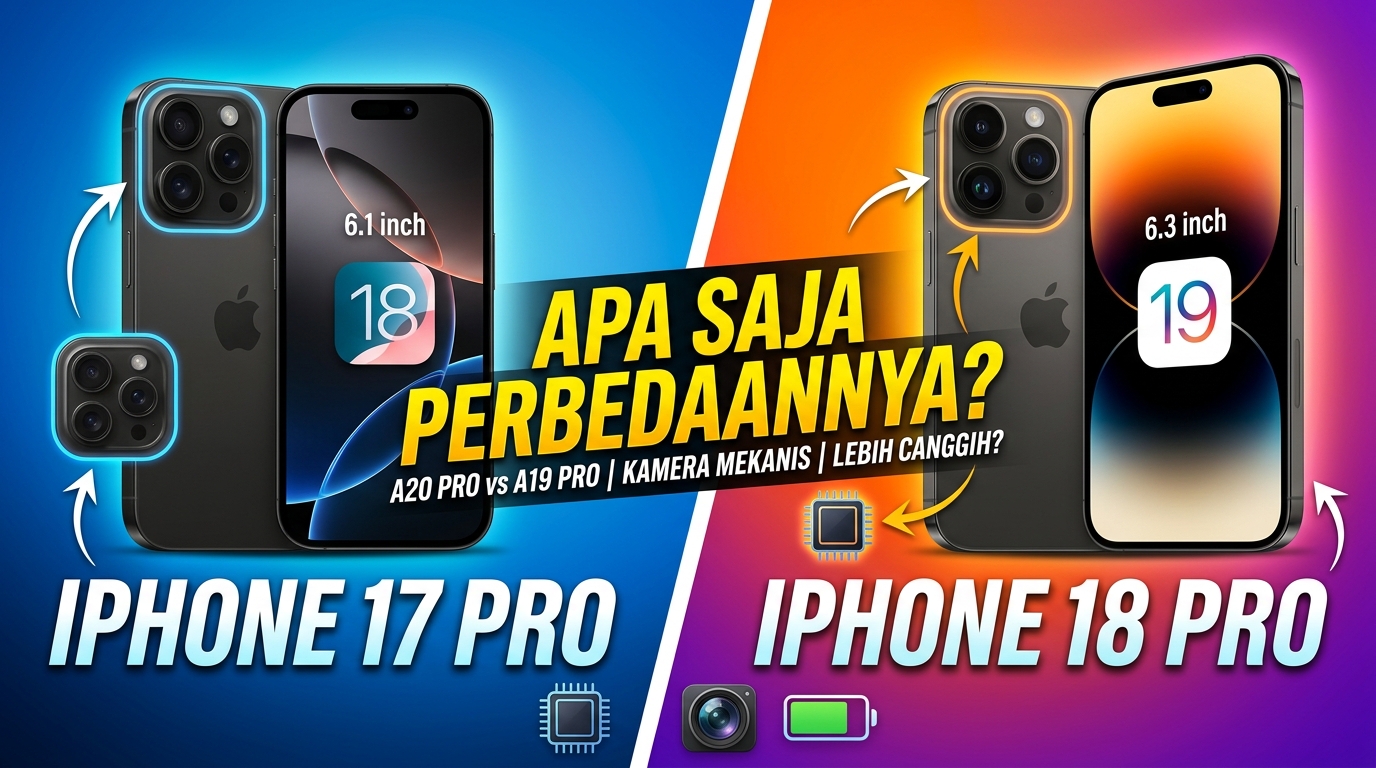 Apple iPhone 18 Pro vs iPhone 17 Pro: Apa Saja Perbedaannya?