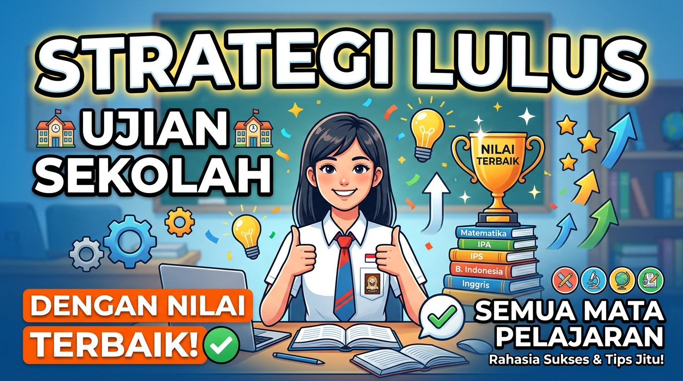 Strategi Lulus Ujian Sekolah dengan Nilai Terbaik Semua Mata Pelajaran