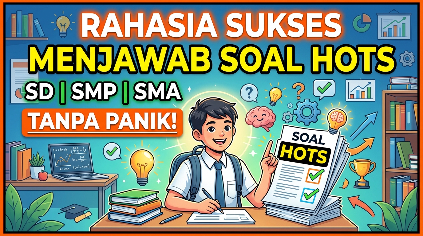 Rahasia Sukses Menjawab Soal HOTS SD SMP SMA Tanpa Panik