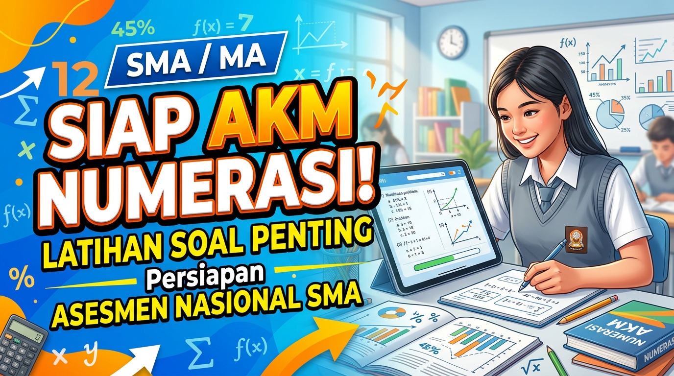 Latihan Soal Persiapan Asesmen Nasional SMA Materi Numerasi
