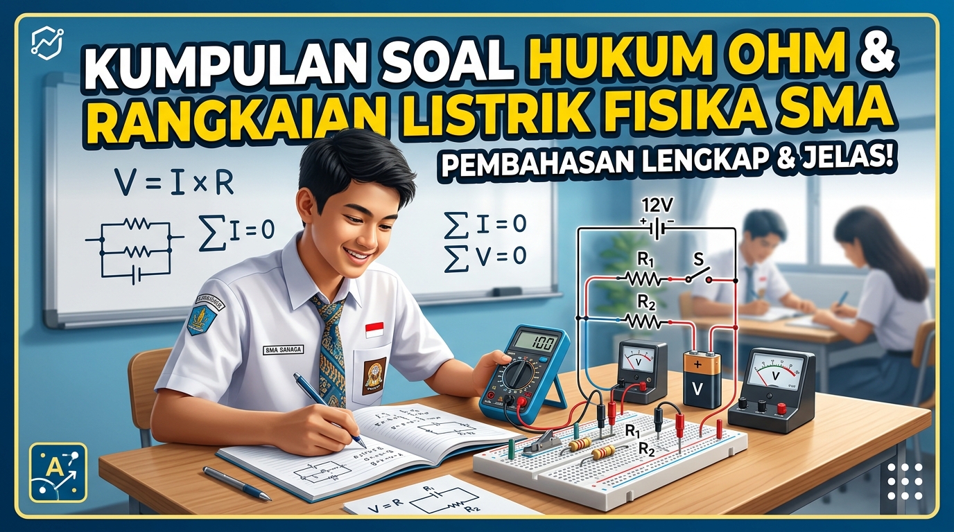 Kumpulan Soal Hukum Ohm dan Rangkaian Listrik Fisika SMA