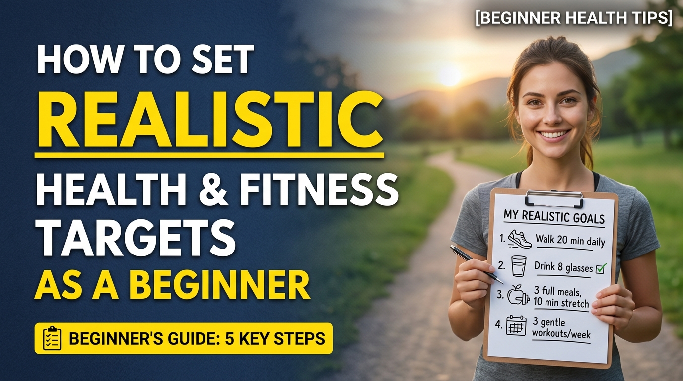 How to Set Realistic Health and Fitness Targets as a Beginner