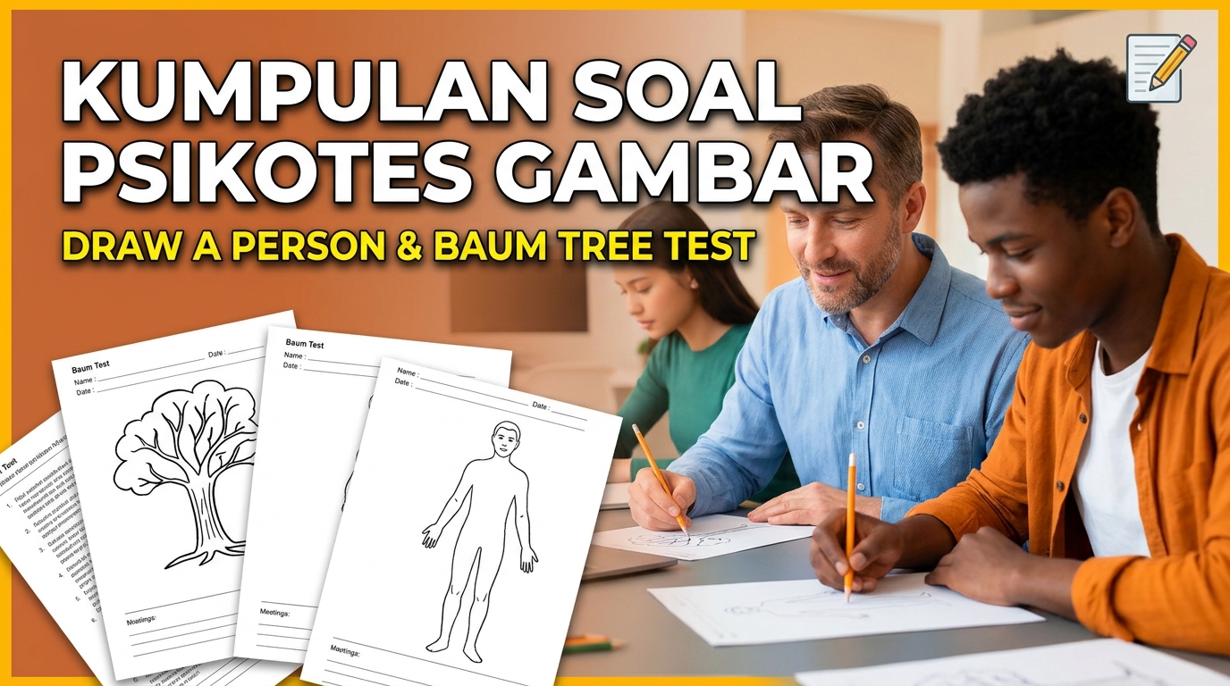 Kumpulan Soal Psikotes Gambar (Draw a Person & Baum Tree Test)