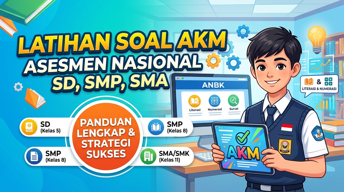 Latihan Soal AKM dan Asesmen Nasional SD, SMP, SMA: Panduan Lengkap dan Strategi Sukses