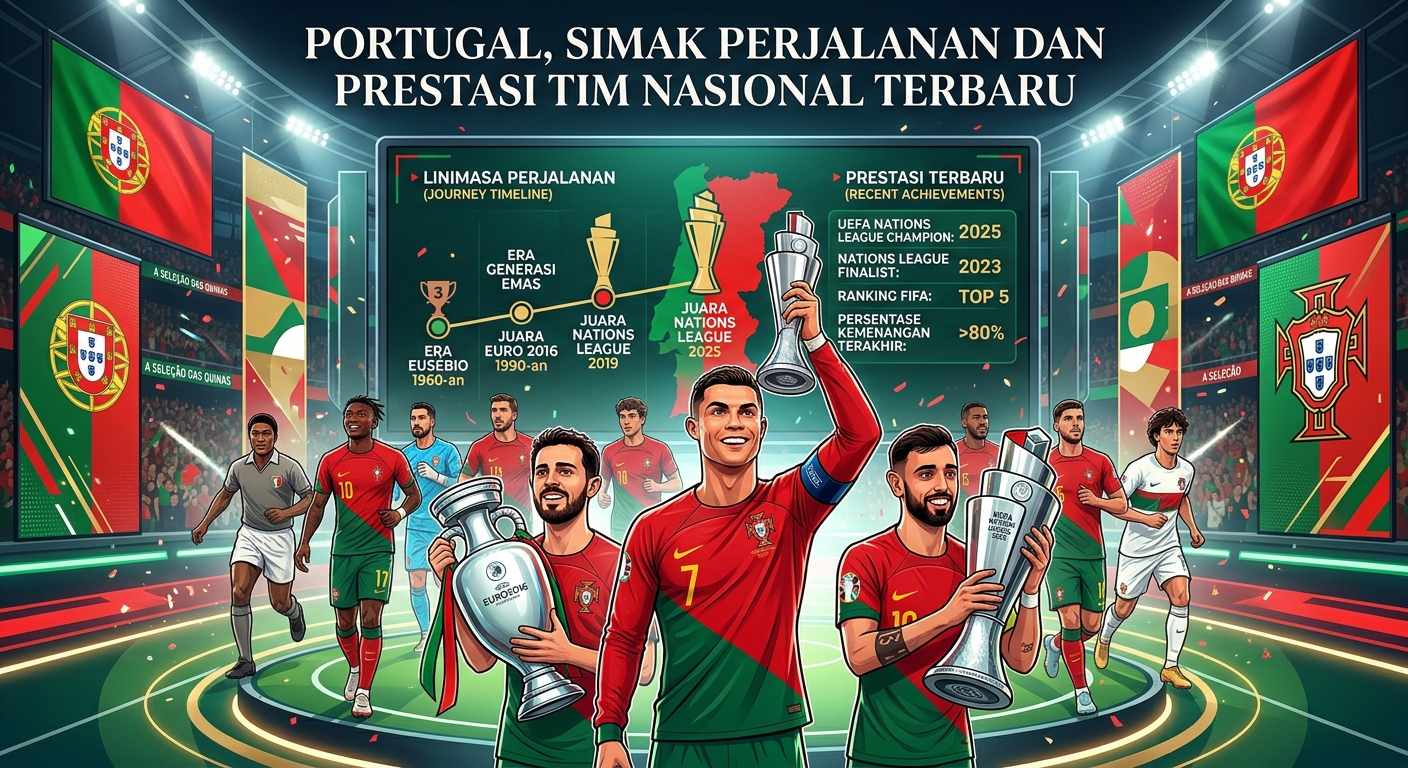 Portugal, Simak Perjalanan dan Prestasi Tim Nasional Terbaru