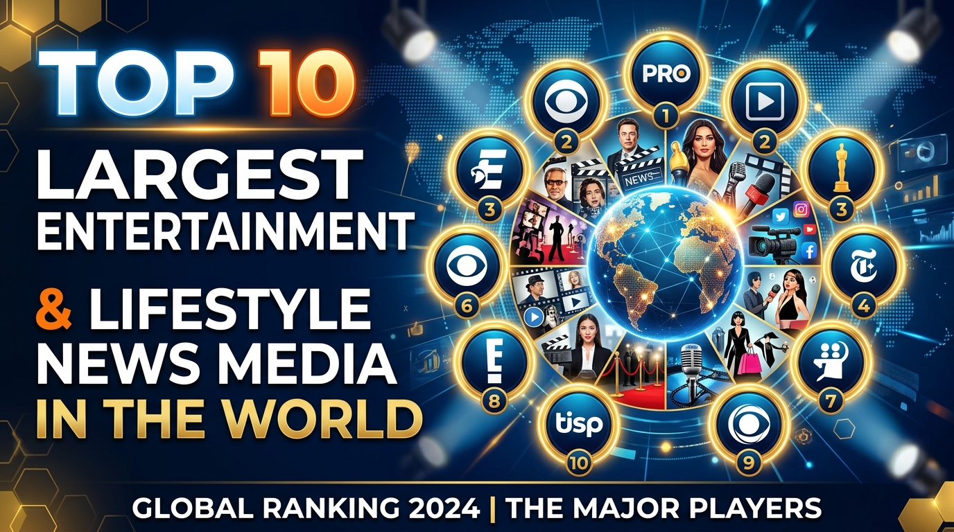 Top 10 Largest Entertainment and Lifestyle News Media in the World