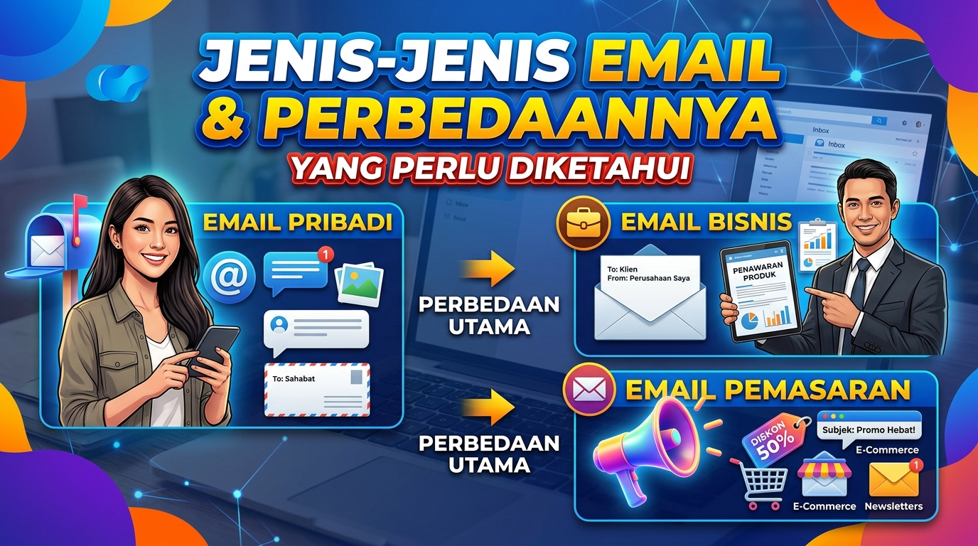 Jenis-Jenis Email dan Perbedaannya yang Perlu Diketahui
