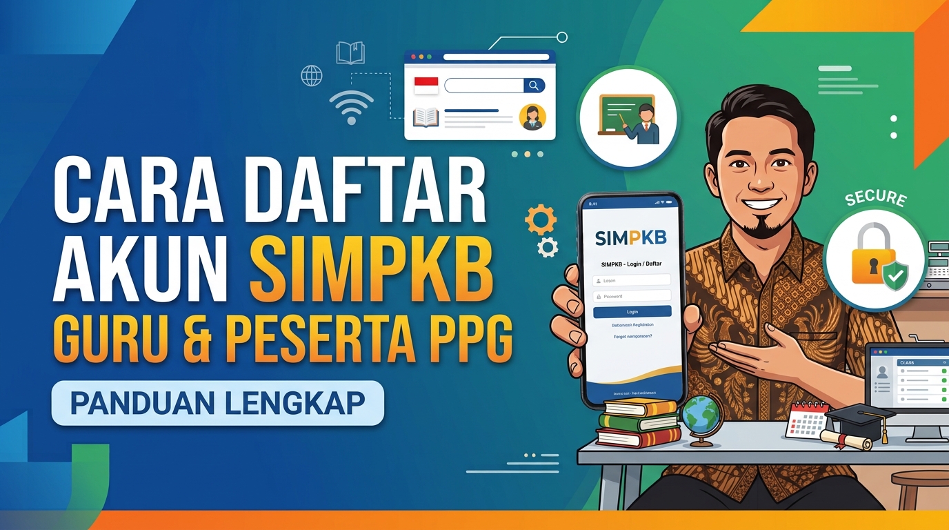 Cara Daftar Akun SIMPKB untuk Guru dan Peserta PPG