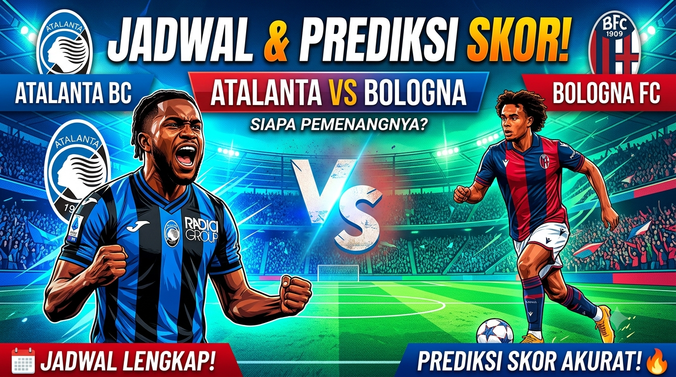 Atalanta vs Bologna: Jadwal Pertandingan dan Prediksi Skor