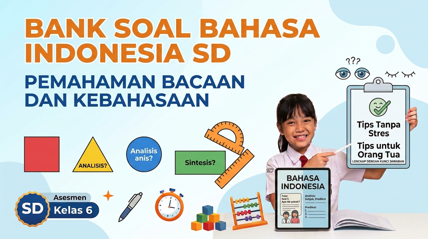 Bank Soal Bahasa Indonesia SD: Pemahaman Bacaan dan Kebahasaan