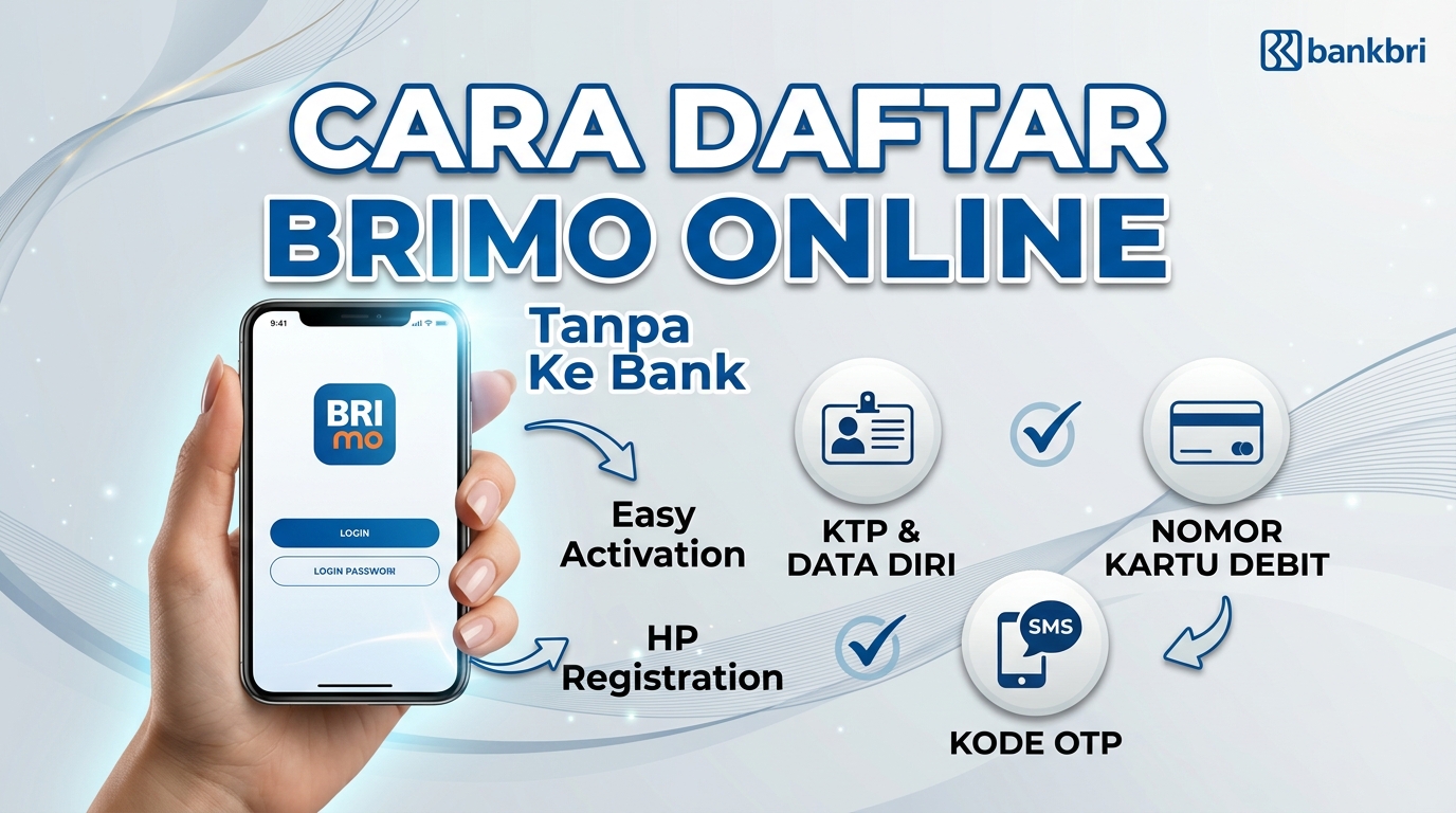 Cara Daftar BRImo Online Lewat HP Tanpa Harus ke Bank BRI