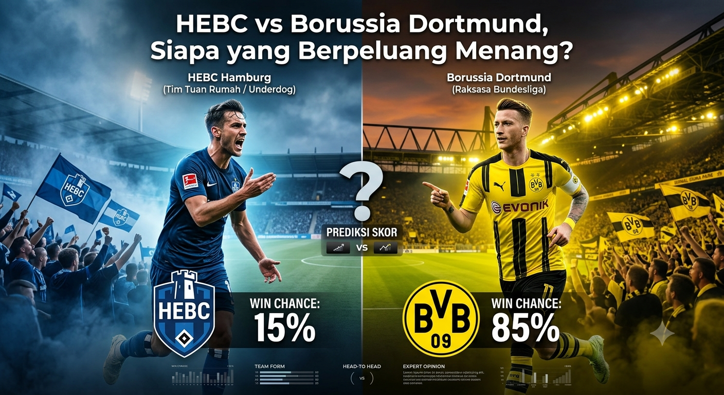 HEBC vs Borussia Dortmund, Siapa yang Berpeluang Menang?