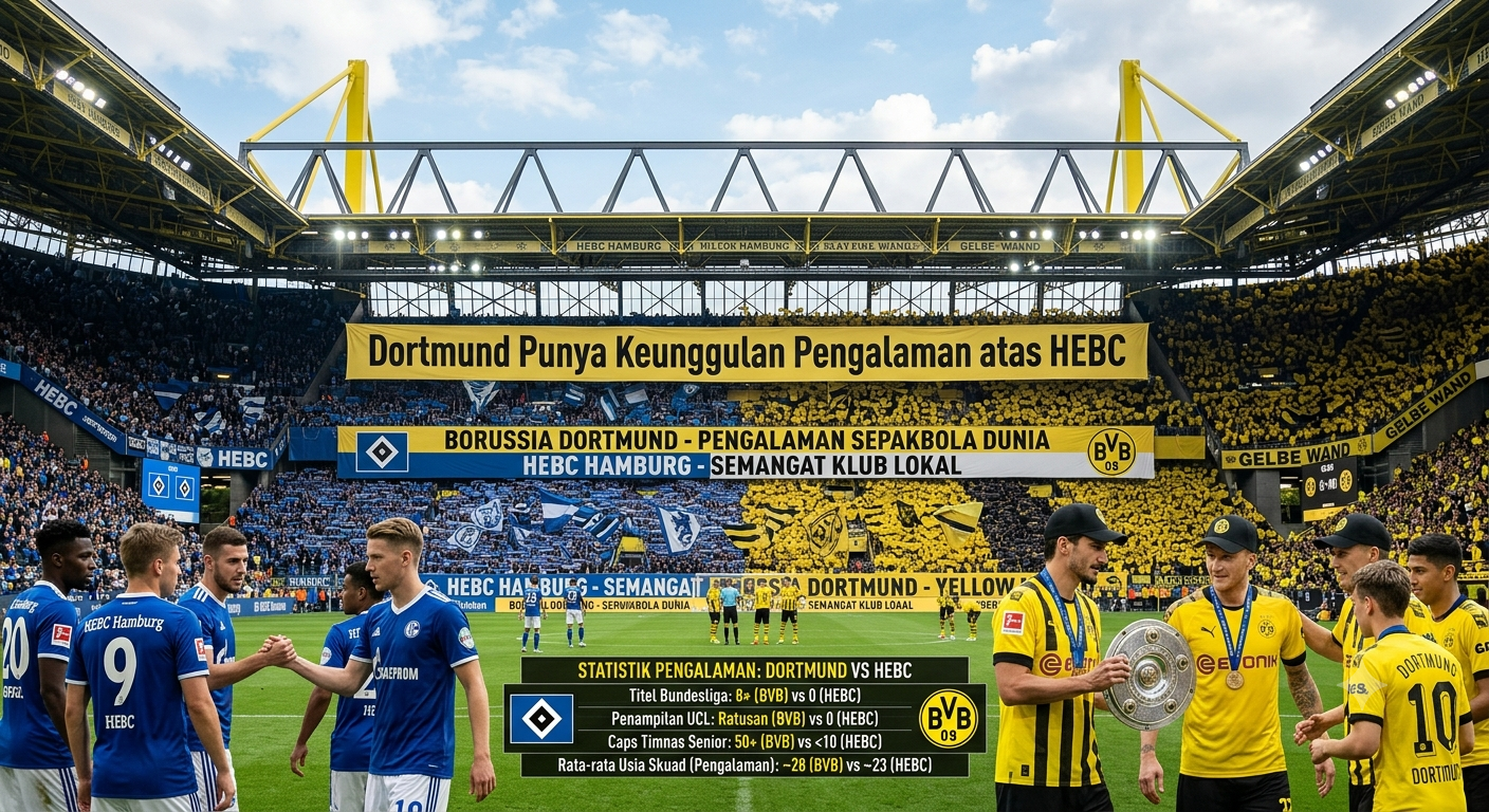 Dortmund Punya Keunggulan Pengalaman atas HEBC