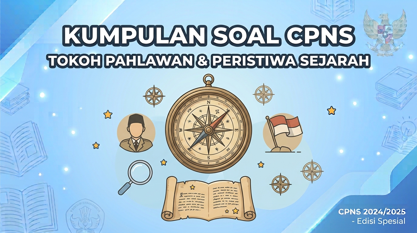 Kumpulan Soal TWK CPNS Tokoh Pahlawan dan Peristiwa Sejarah