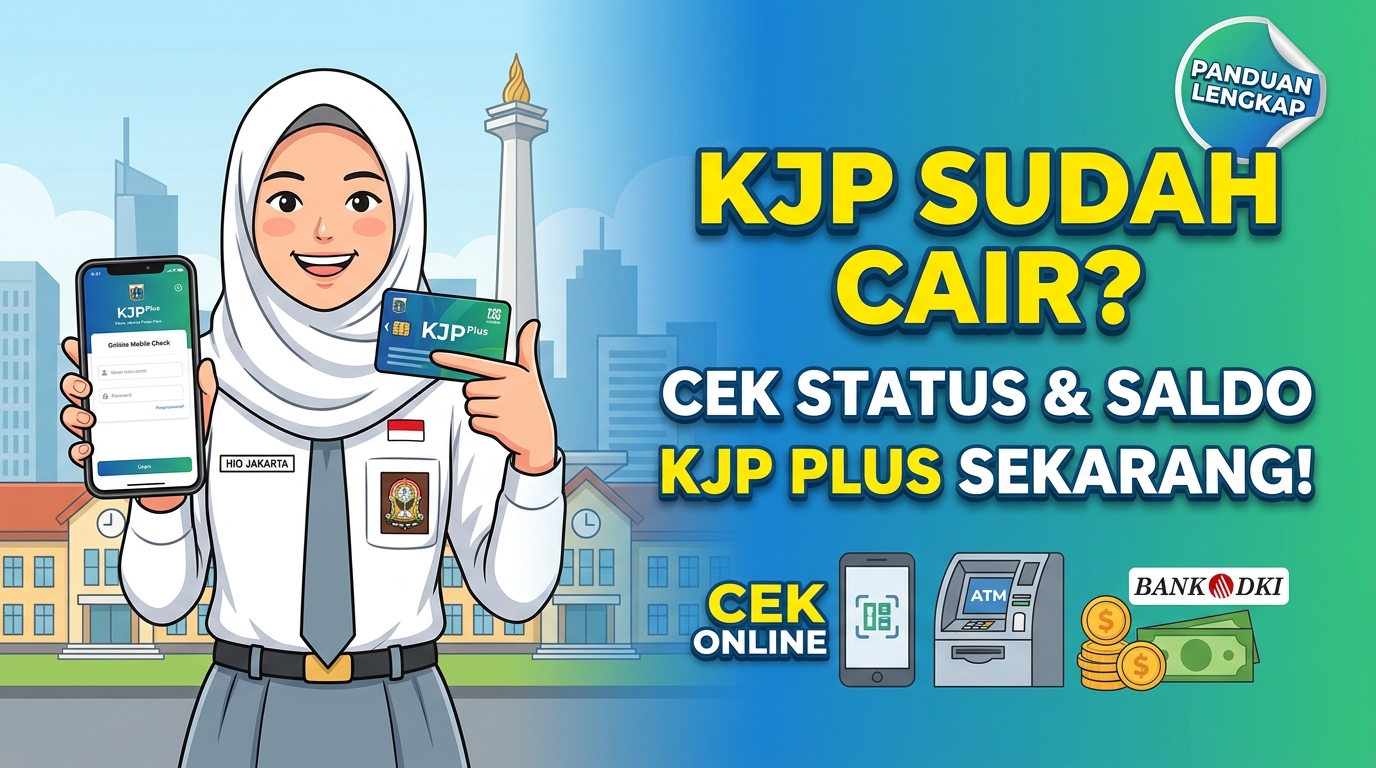 KJP Sudah Cair? Begini Cara Cek Status dan Saldo KJP Plus