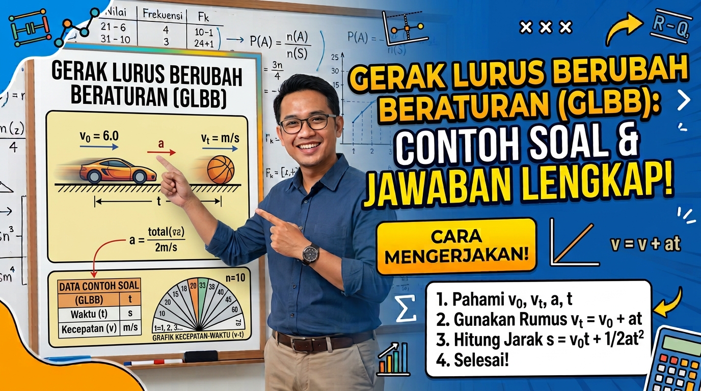 Contoh Soal Gerak Lurus Berubah Beraturan (GLBB) dan Cara Mengerjakannya