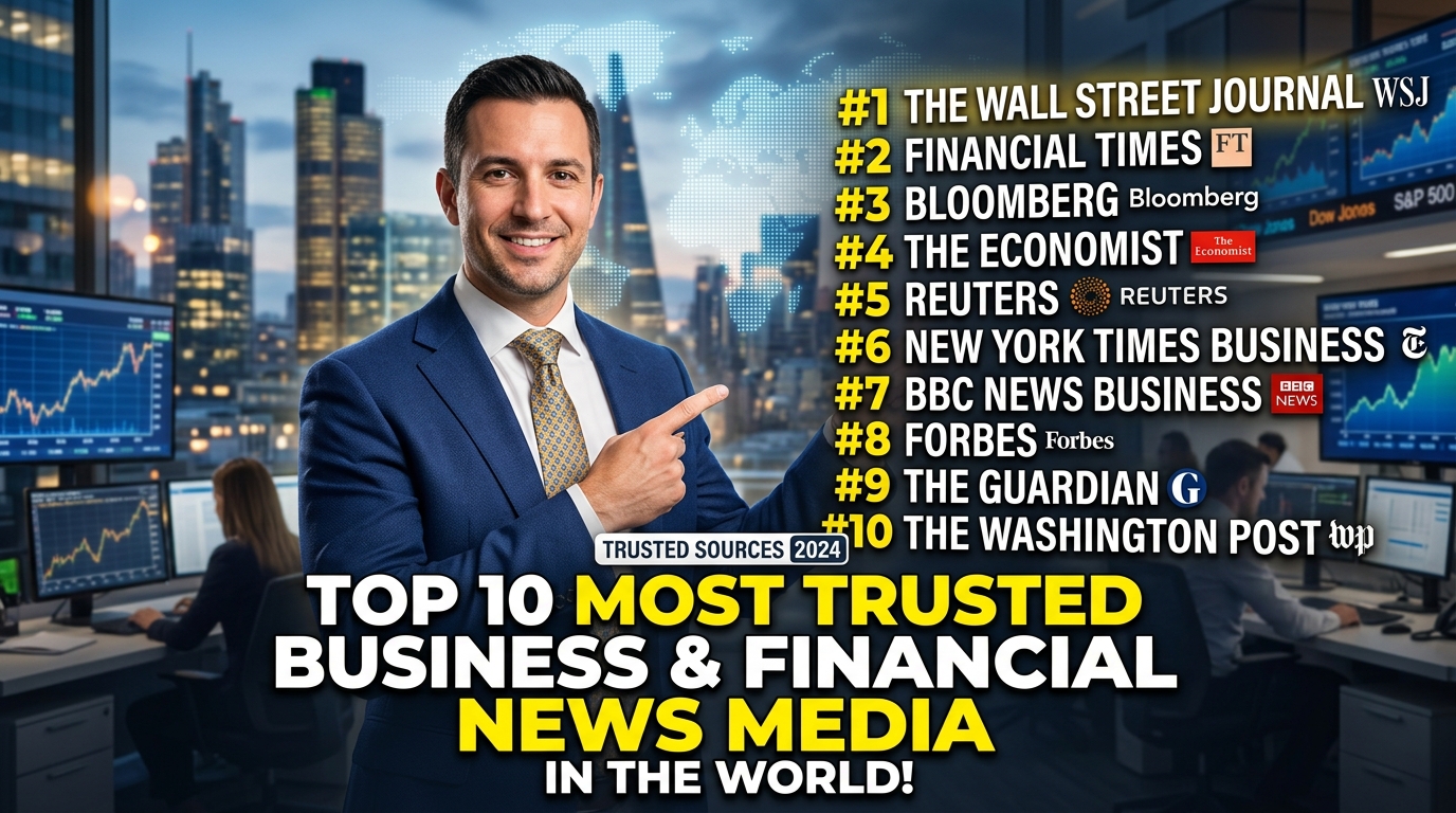 Top 10 Most Trusted Business and Financial News Media in the World