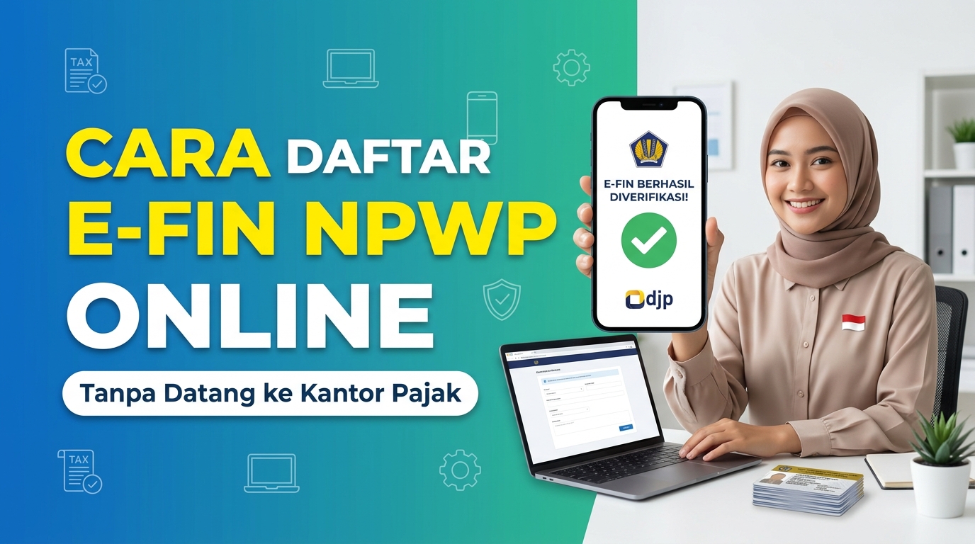 Cara Daftar E-FIN NPWP Online Tanpa Datang ke Kantor Pajak