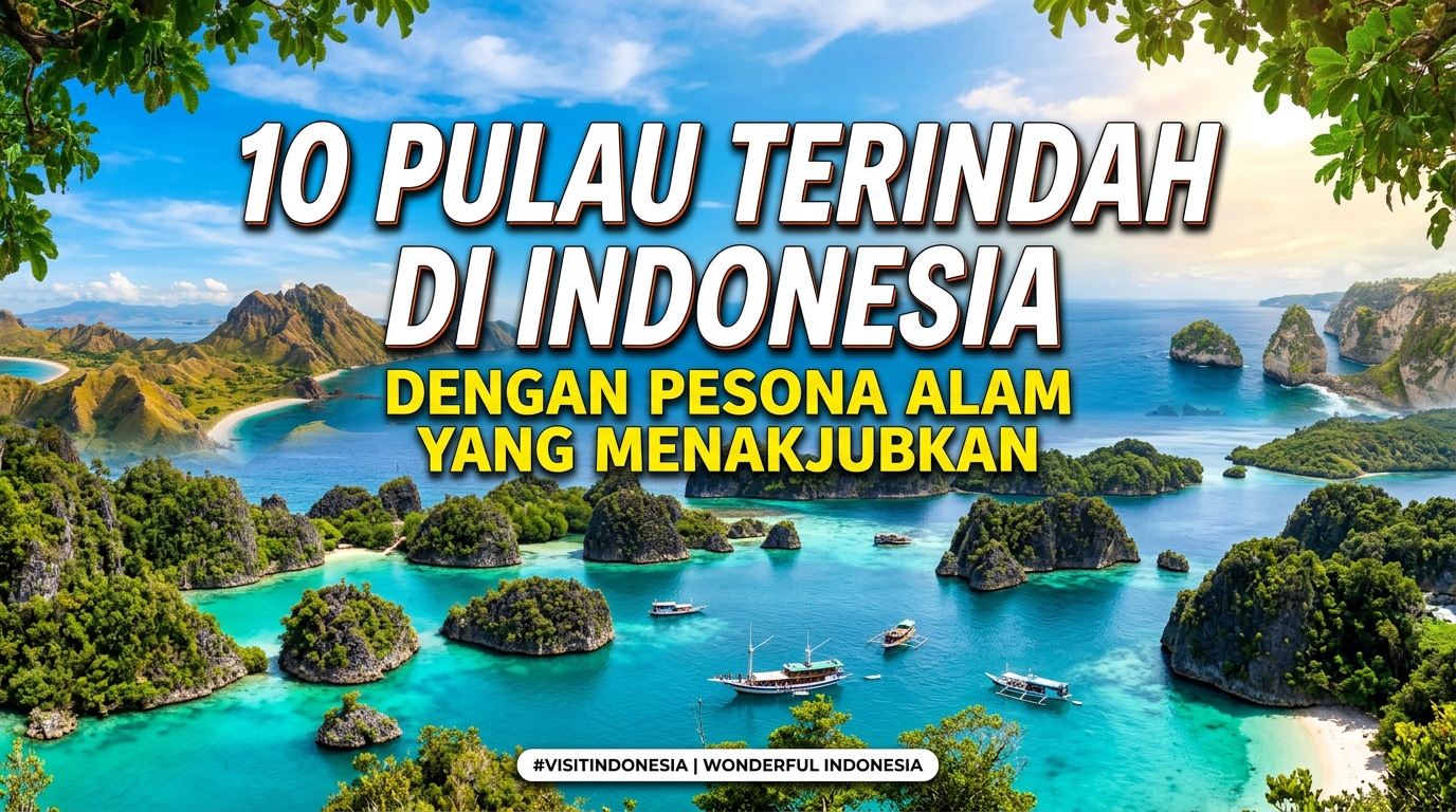 10 Pulau Terindah di Indonesia dengan Pesona Alam yang Menakjubkan