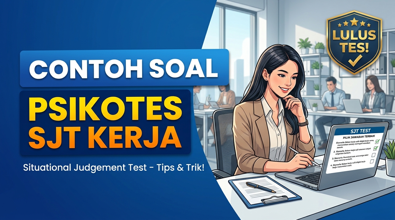 Contoh Soal Psikotes Situational Judgement Test (SJT) Kerja dan Pembahasan