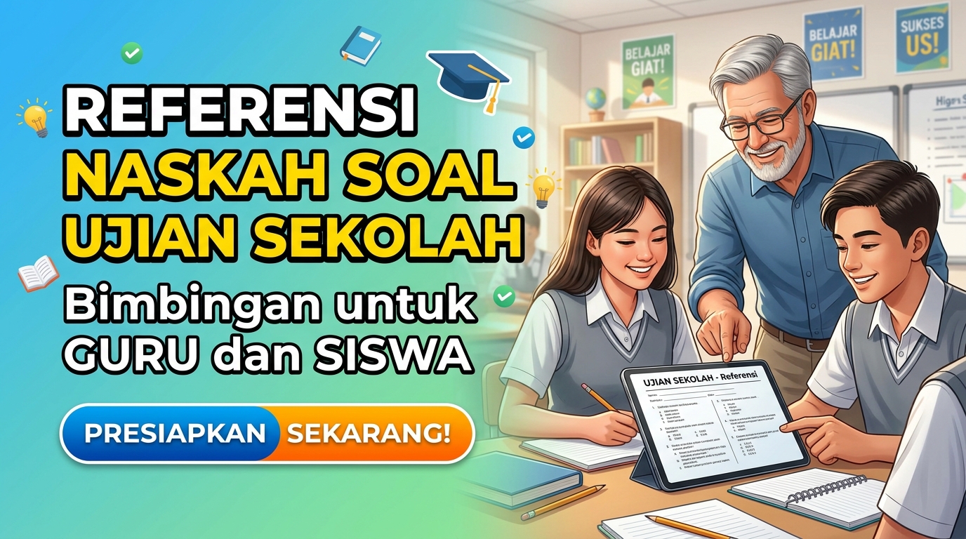 Referensi Naskah Soal Ujian Sekolah untuk Guru dan Siswa