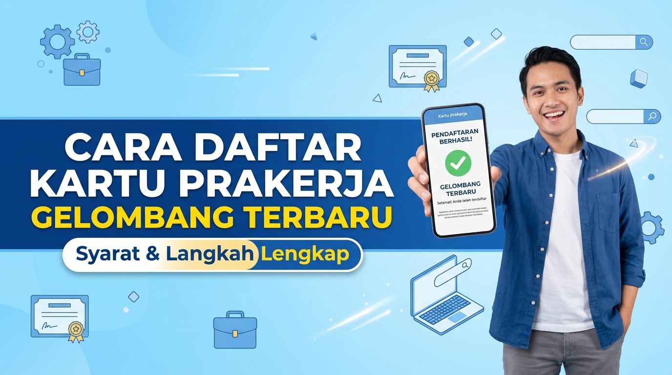 Cara Daftar Kartu Prakerja Gelombang Terbaru Syarat dan Langkah Lengkapnya