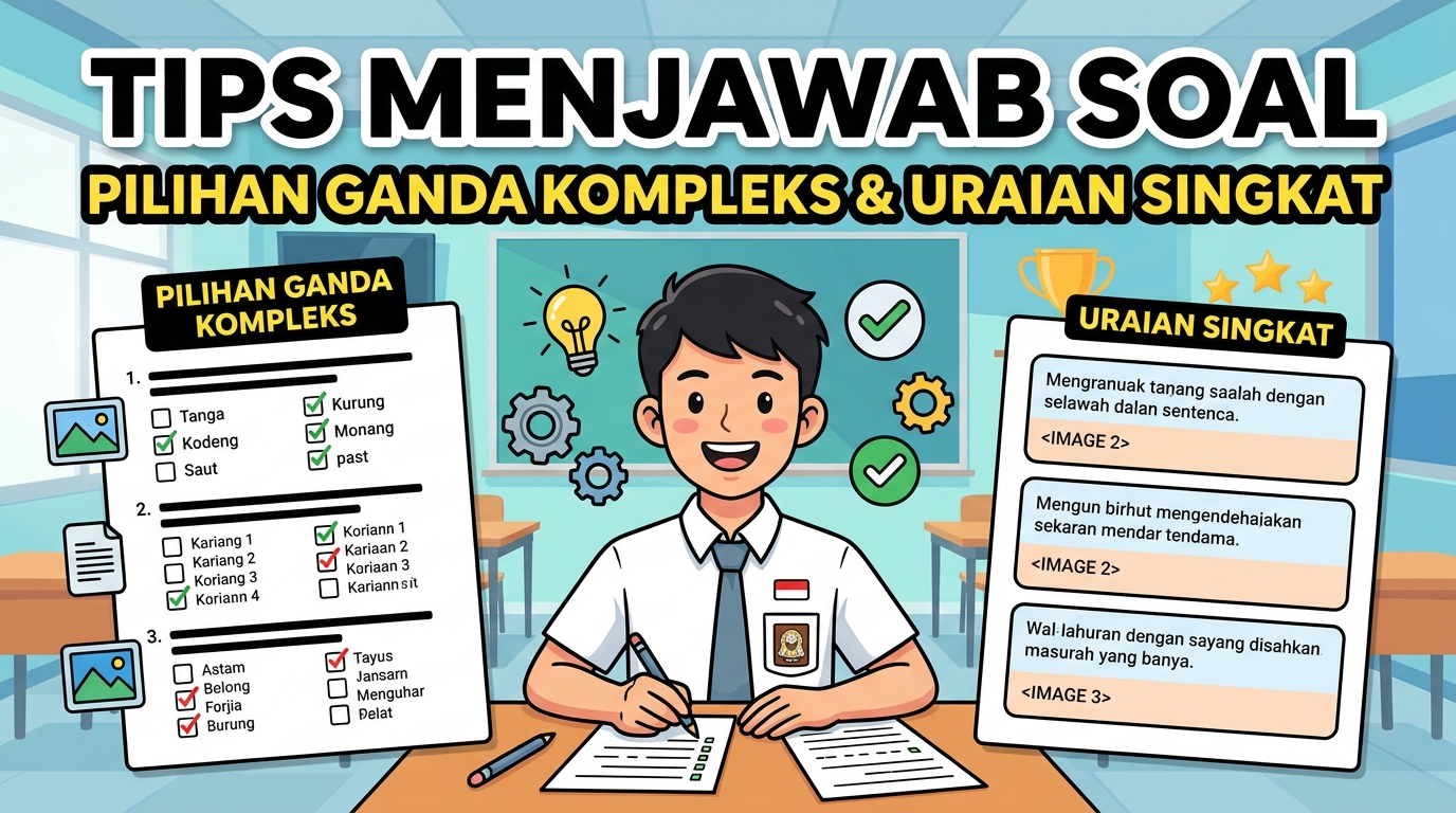 Tips Menjawab Soal Pilihan Ganda Kompleks dan Uraian Singkat