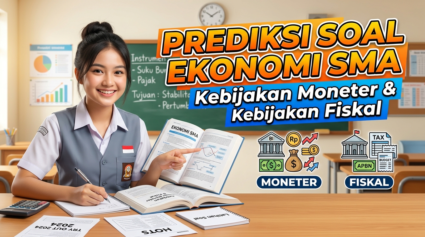 Prediksi Soal Ekonomi SMA Kebijakan Moneter dan Kebijakan Fiskal