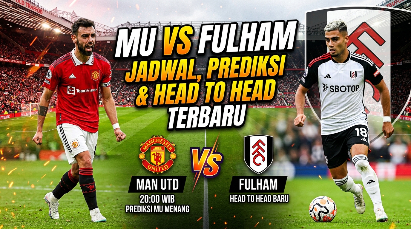 MU vs Fulham: Jadwal, Prediksi, dan Head to Head Terbaru