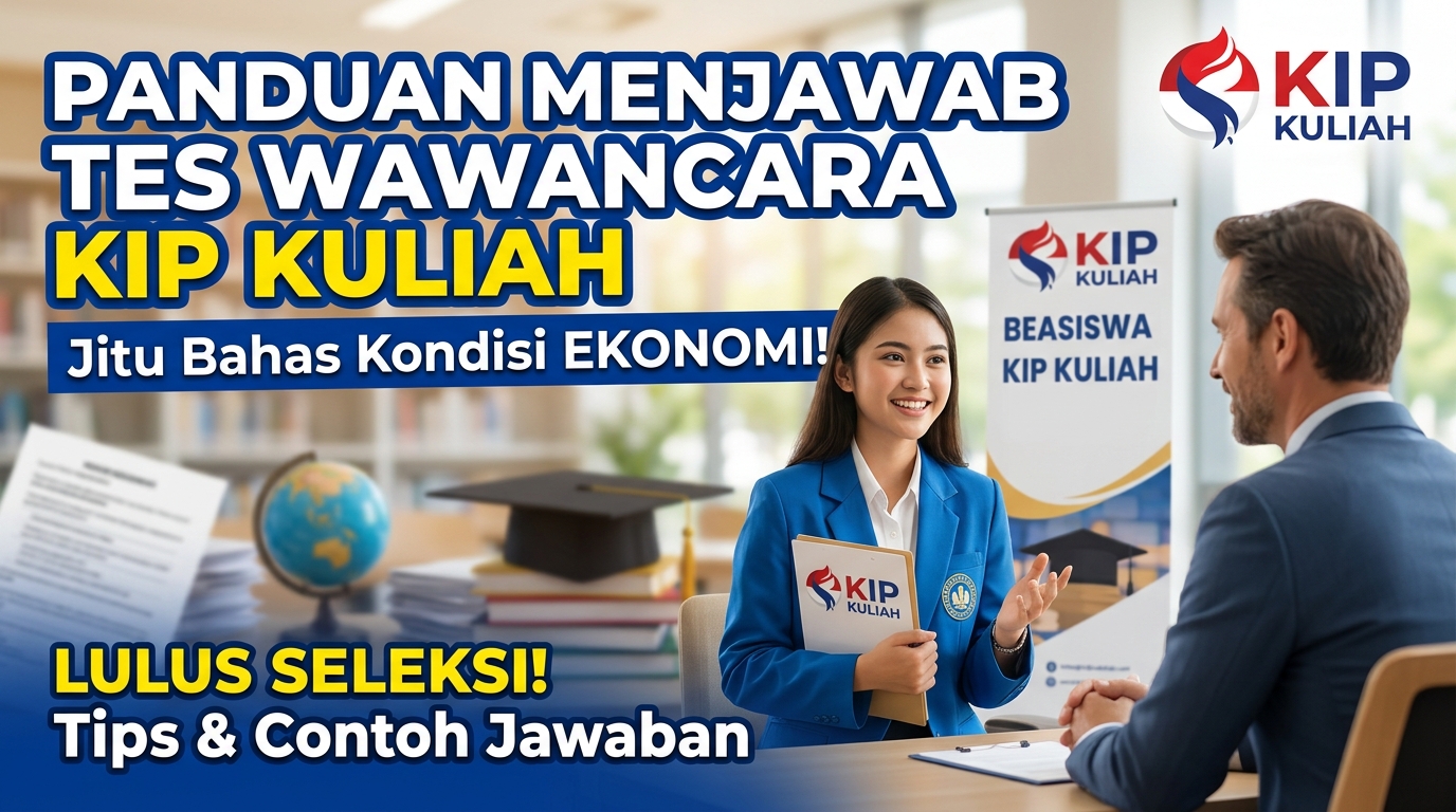 Panduan Menjawab Tes Wawancara KIP Kuliah Mengenai Kondisi Ekonomi