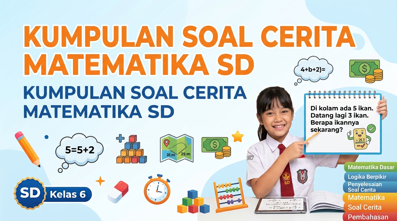 Kumpulan Soal Cerita Matematika SD dan Pembahasan Detailnya