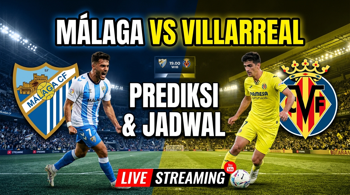 Málaga vs Villarreal: Jadwal, Prediksi, dan Live Streaming