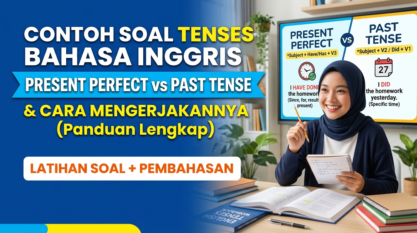 Contoh Soal Tenses Bahasa Inggris (Present Perfect vs Past Tense) dan Cara Mengerjakannya