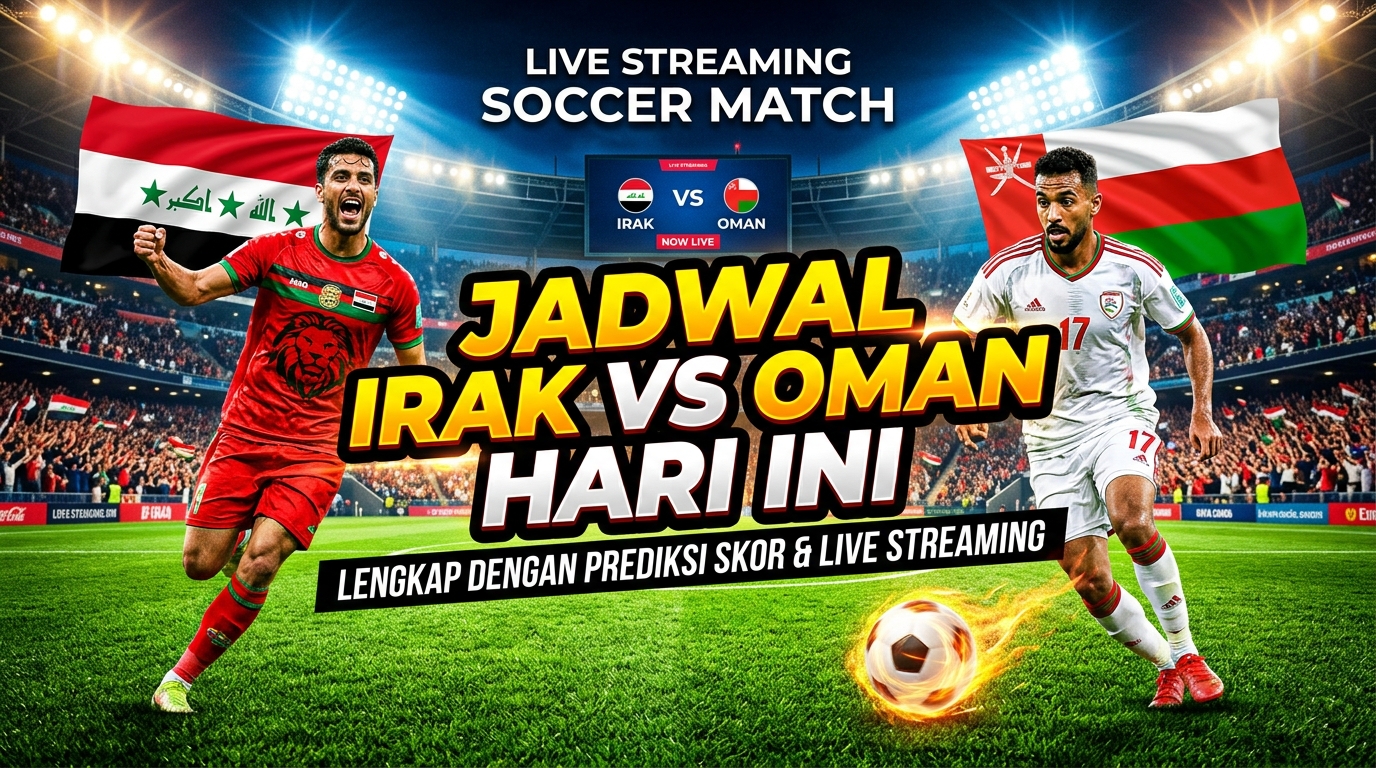 Jadwal Irak vs Oman Hari Ini, Lengkap dengan Prediksi Skor dan Link Live Streaming