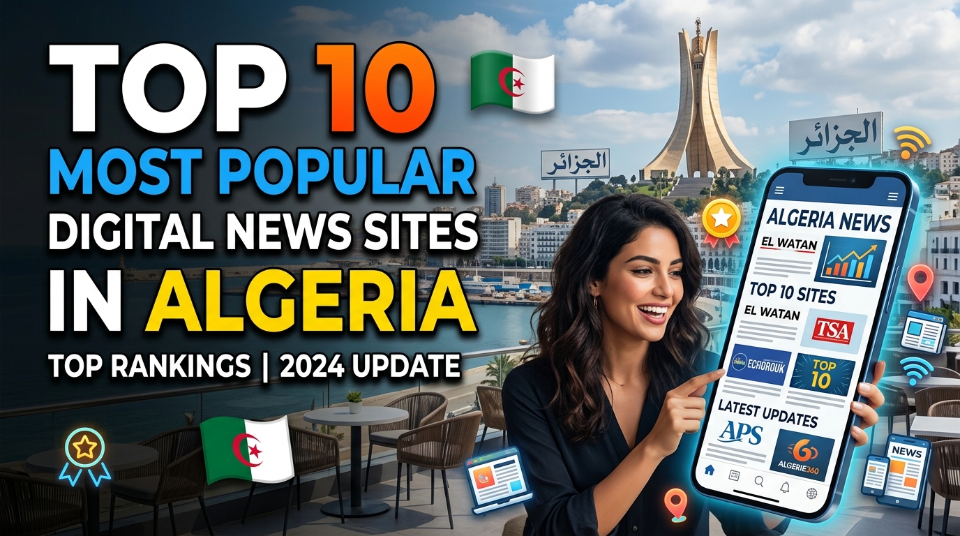 Top 10 Most Popular Digital News Sites in Algeria
