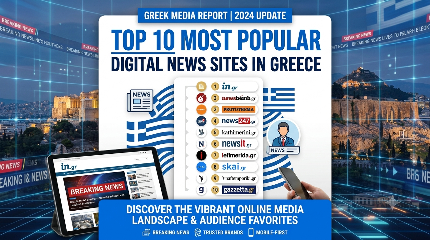 Top 10 Most Popular Digital News Sites in Greece