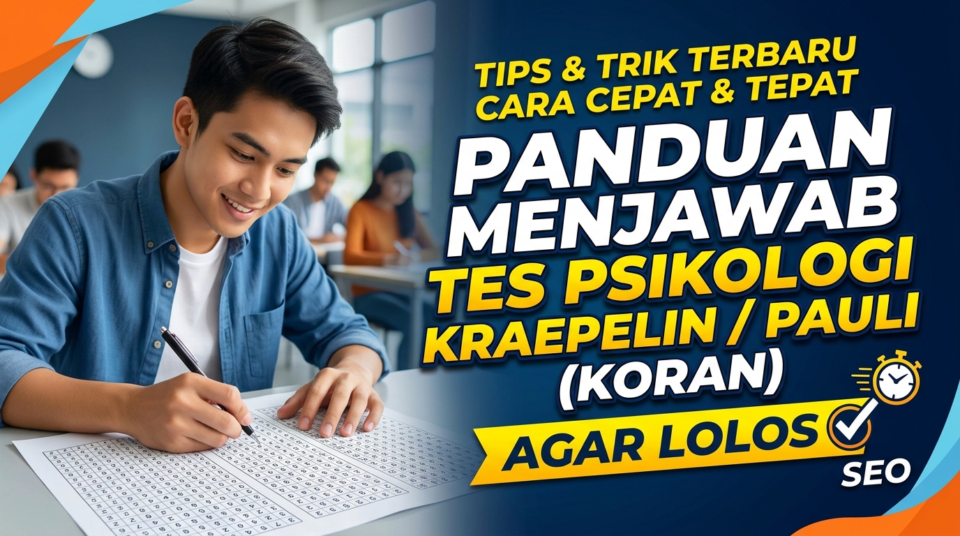 Panduan Menjawab Tes Psikologi Kraepelin / Pauli (Koran) Agar Lolos