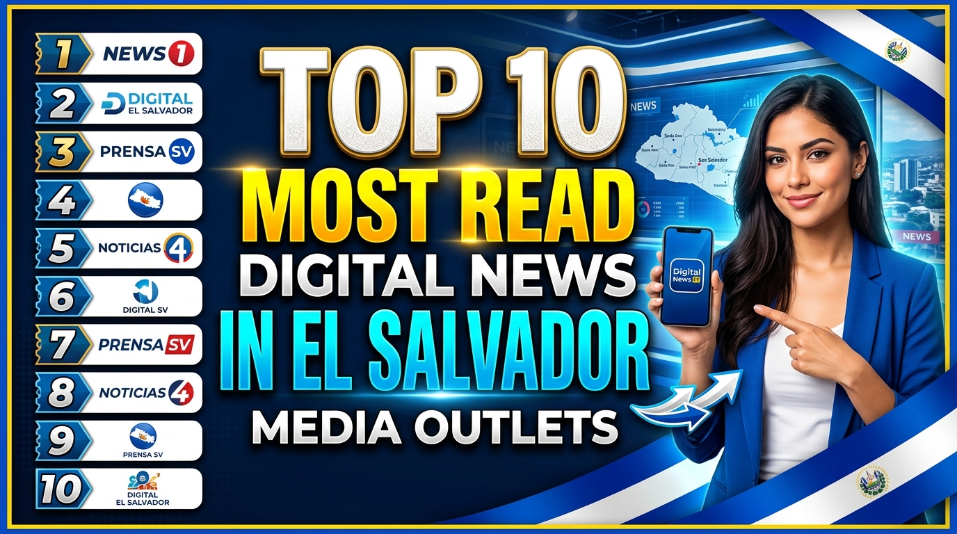 Top 10 Most Read Digital News Media Outlets in El Salvador