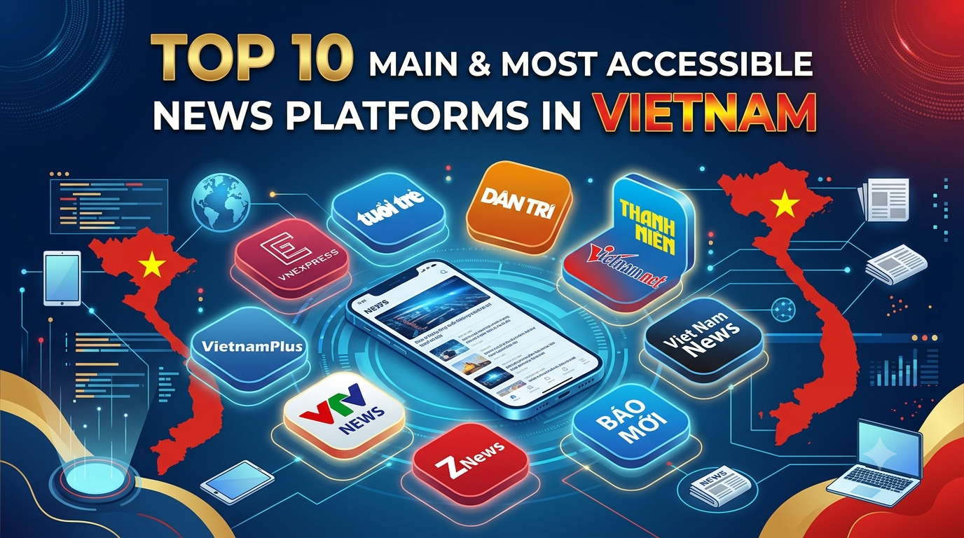 Top 10 Main and Most Accessible News Platforms in Vietnam