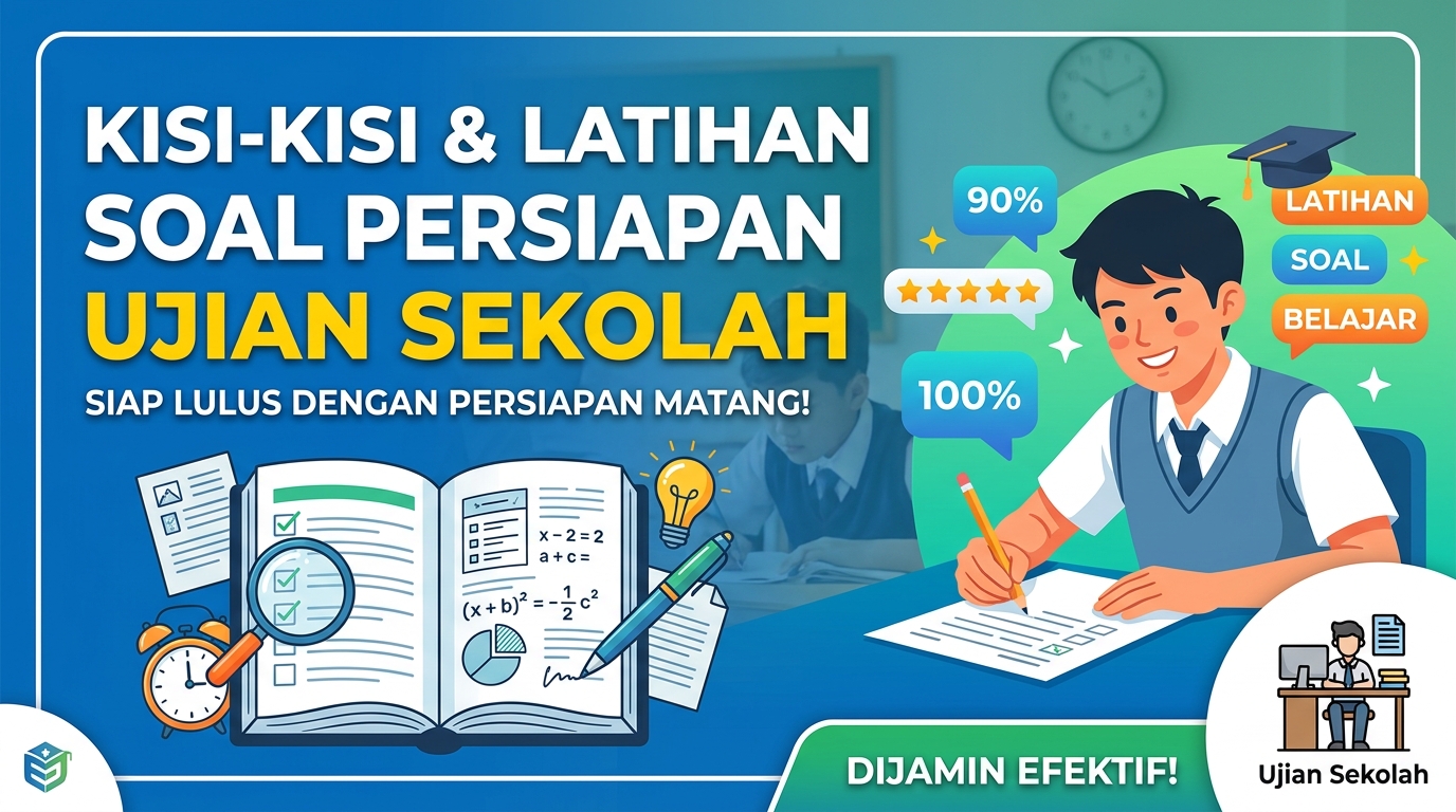 Kisi-Kisi dan Latihan Soal Persiapan Ujian Sekolah