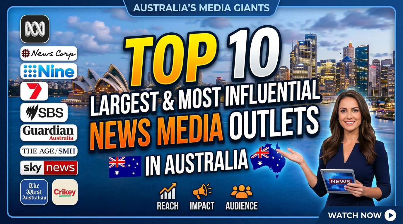 Top 10 Largest and Most Influential News Media Outlets in Australia