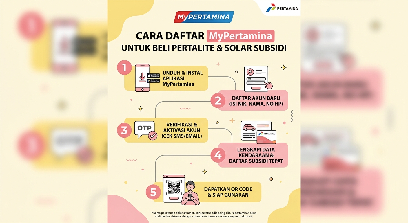 Cara Daftar MyPertamina untuk Beli Pertalite dan Solar Subsidi