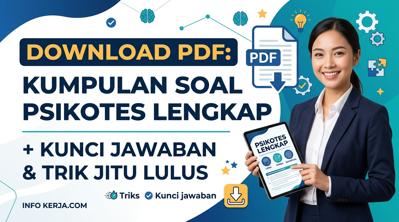 Download PDF Kumpulan Soal Psikotes Lengkap Kunci Jawaban dan Trik