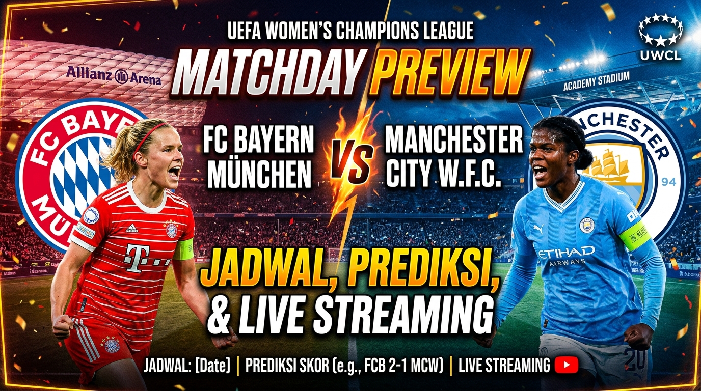 FC Bayern München vs Manchester City W.F.C.: Jadwal, Prediksi, dan Live Streaming