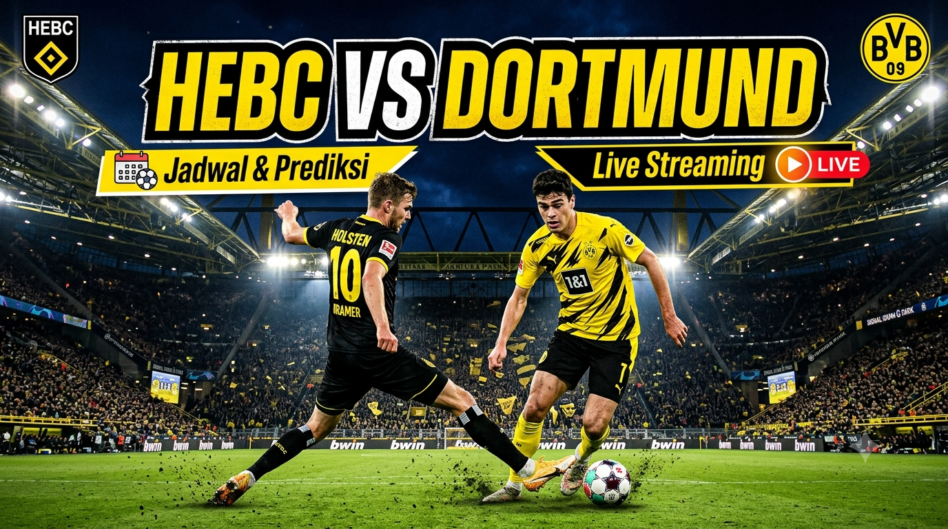HEBC vs Dortmund: Jadwal, Prediksi, dan Link Live Streaming Pertandingan