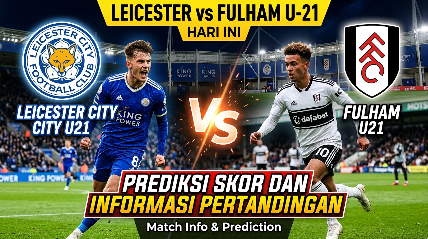 Leicester vs Fulham U-21 Hari Ini: Prediksi Skor dan Informasi Pertandingan
